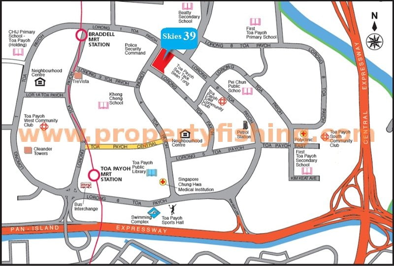 Club Gemini Residences location map