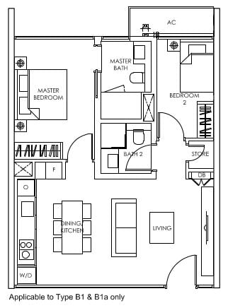Sloane Residences Floor Plan B