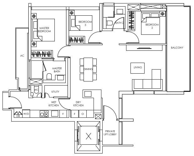 Sloane Residences Floor Plan C