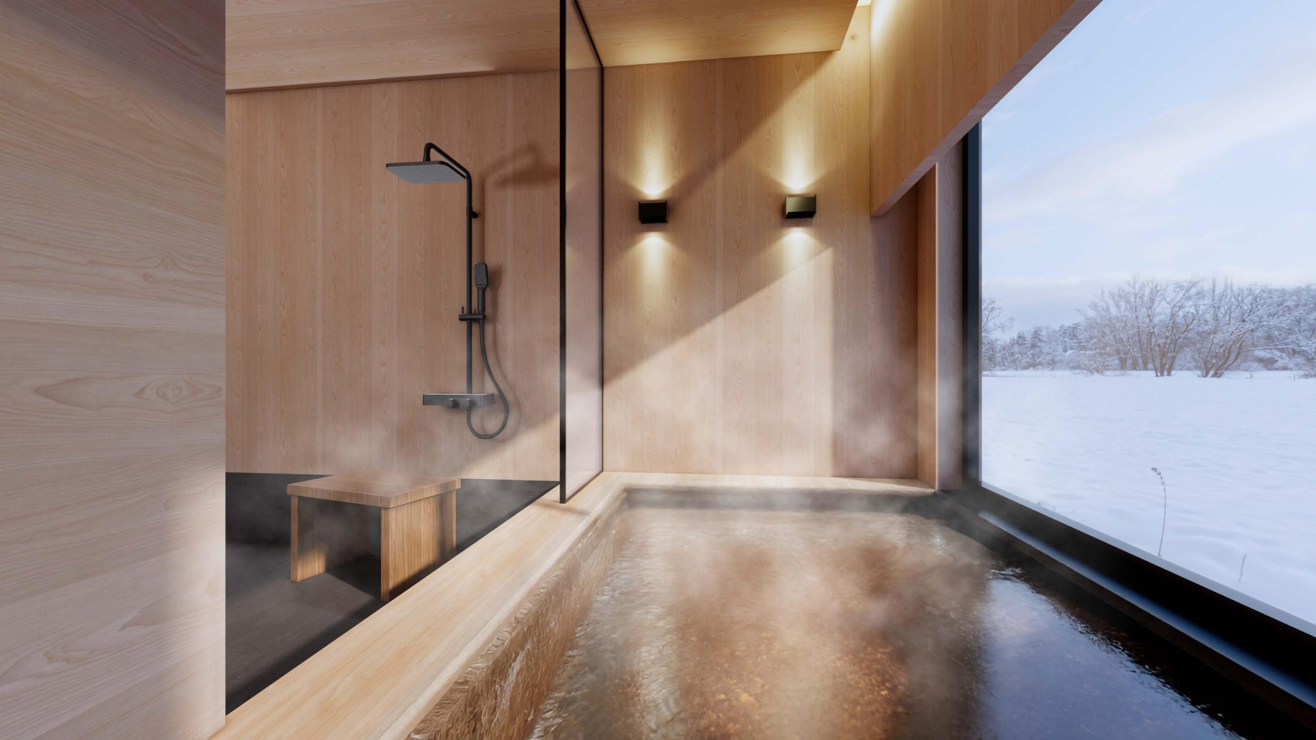 Niseko Hokkaido Ski House Bathroom