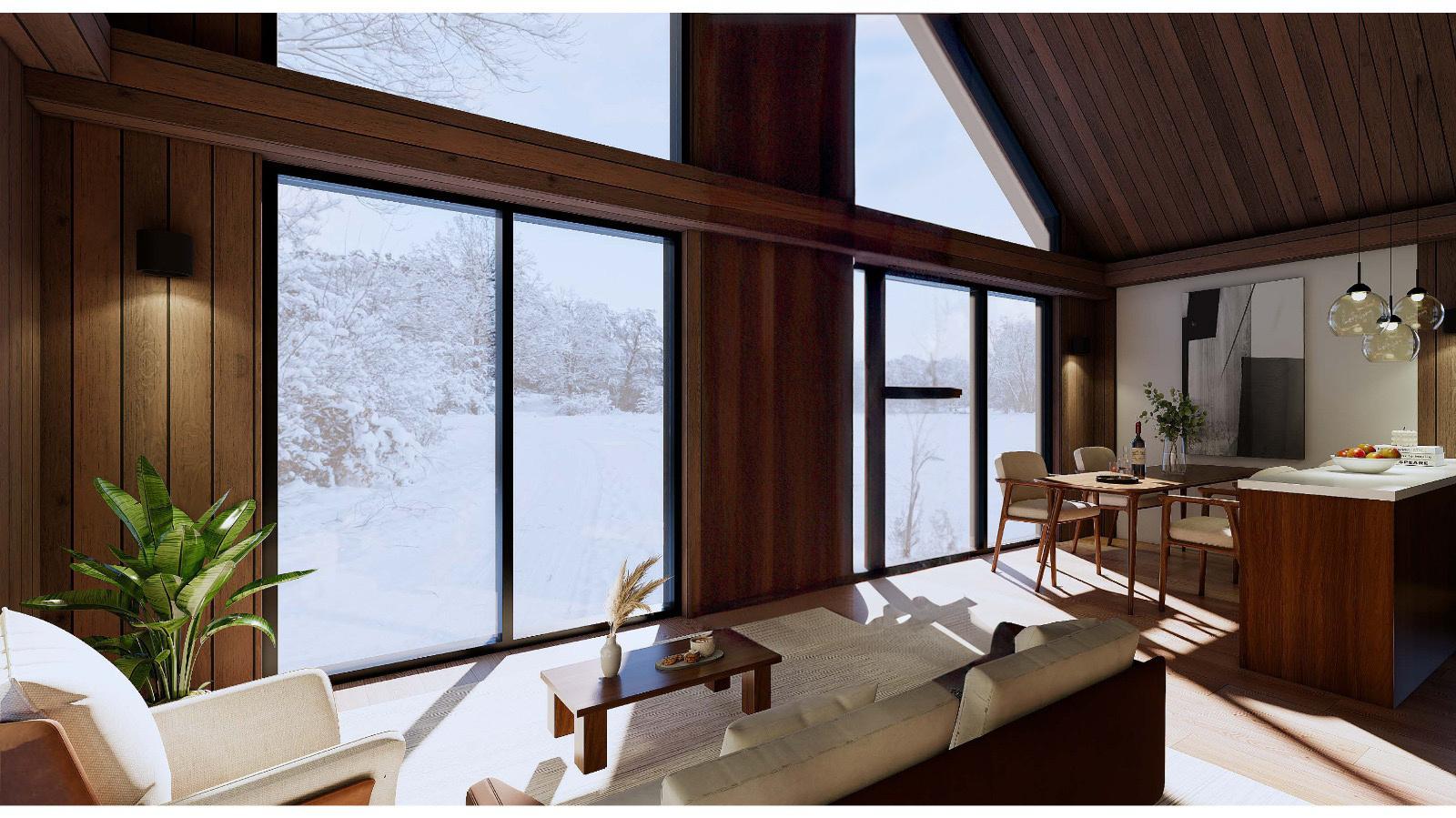 Niseko Hokkaido Ski House Living Room