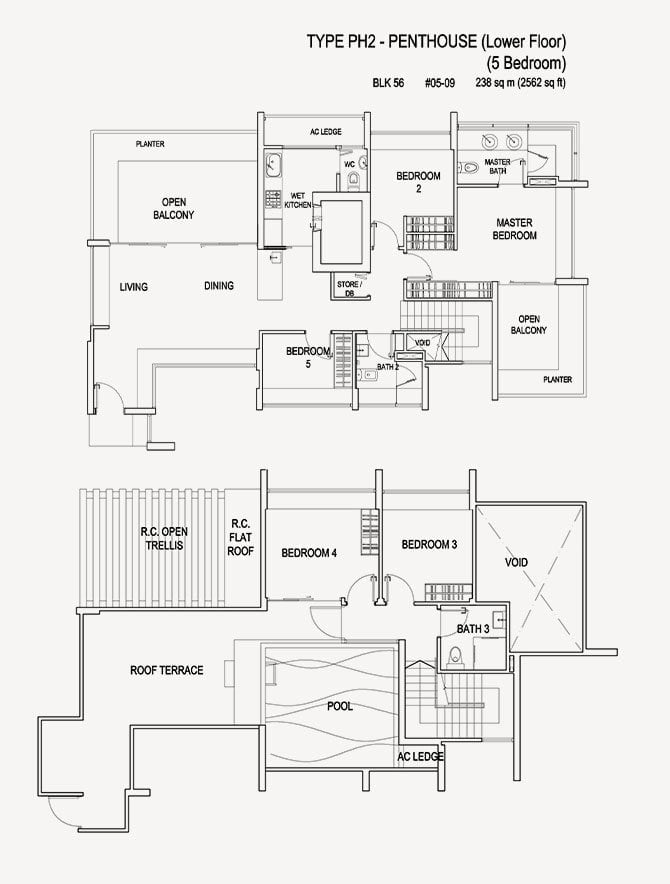 St Patrick's Residences Floor Plan PH2