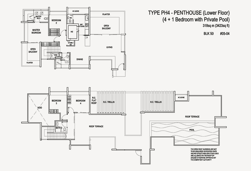 St Patrick's Residences Floor Plan PH4