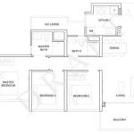 Stirling Residences Floor Plan 3br