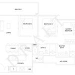 Stirling Residences Floor Plan 3brp