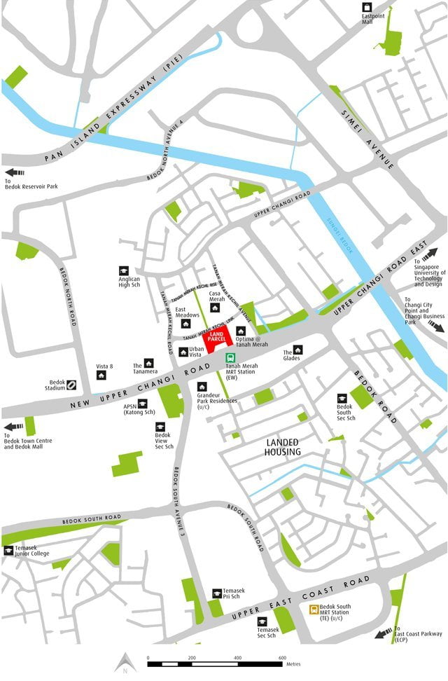 Tanah Merah Kechil Link Mixed Development Location Map