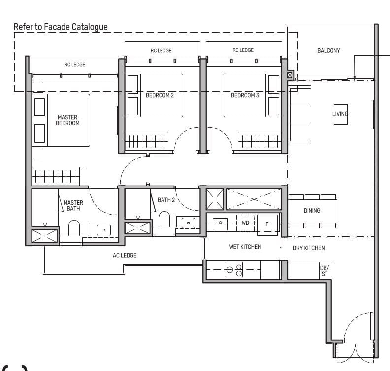 Tembusu Grand Floor Plan C1