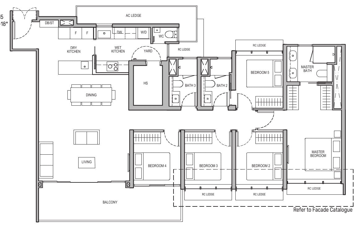 Tembusu Grand Floor Plan E1