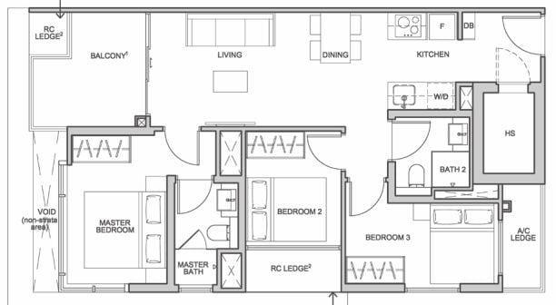 The Addition Floor Plan B1