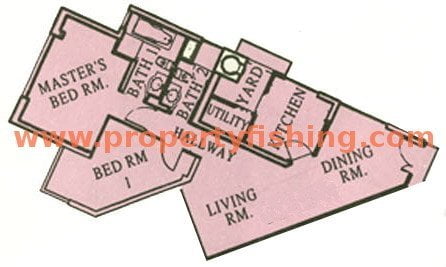 The Bayshore Floor Plan - 2 Bedroom