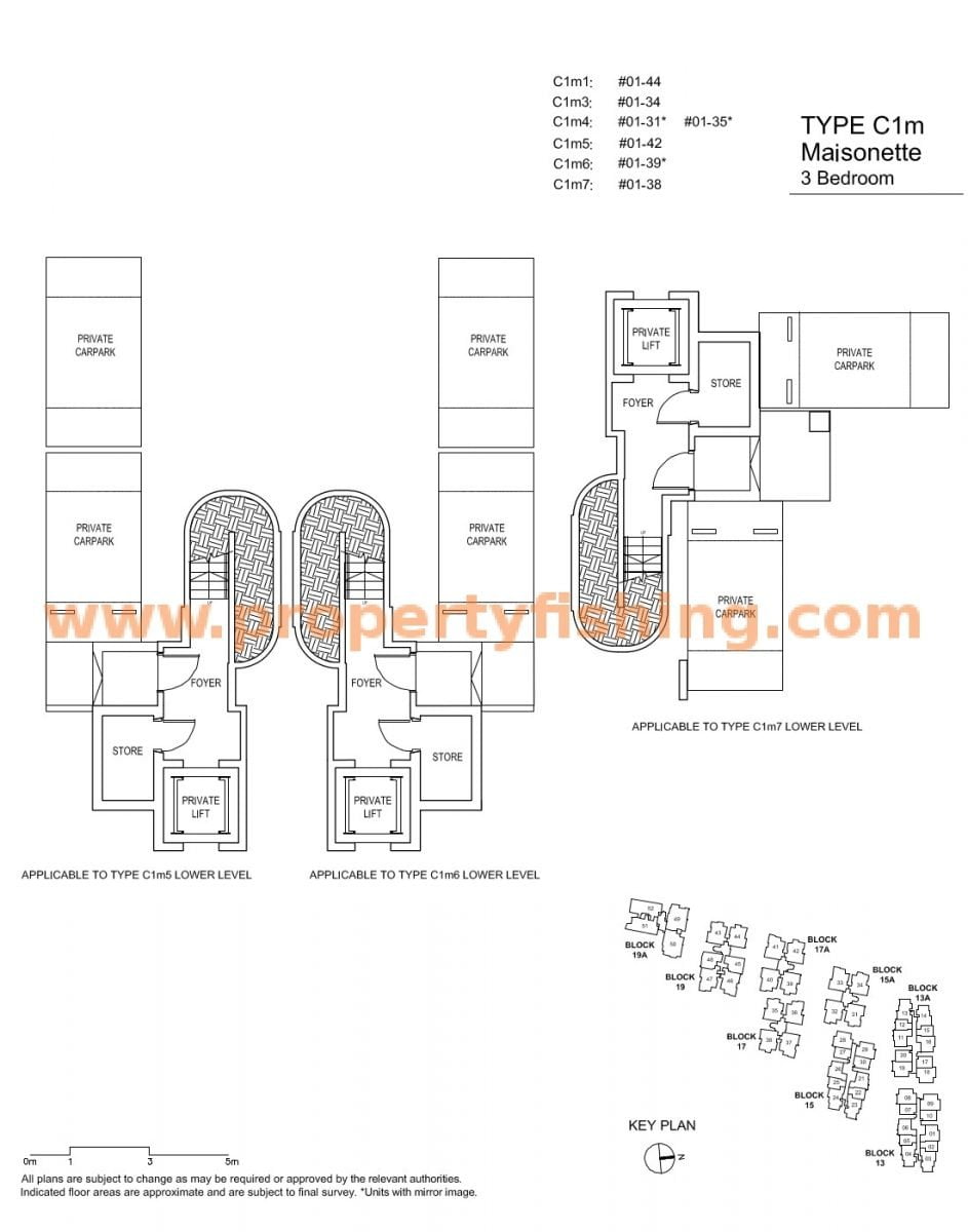 The Creek @ Bukit Floor Plan - c1m-2
