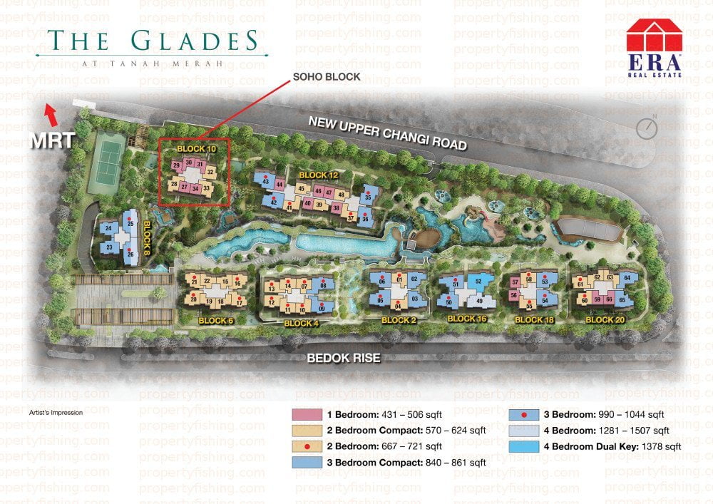 The Glades at Tanah Merah Site Plan