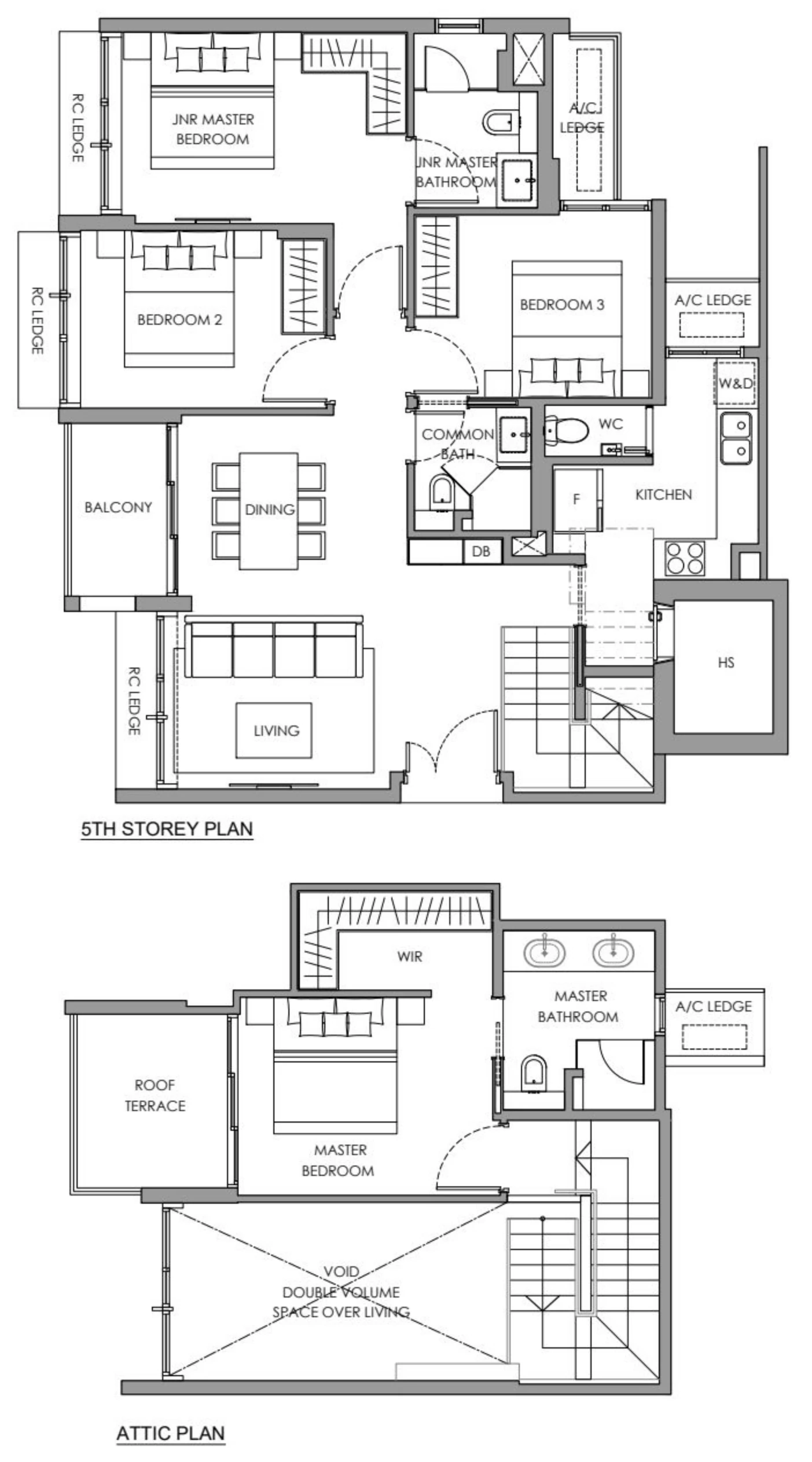 The Hillshore Floor Plan B2PH