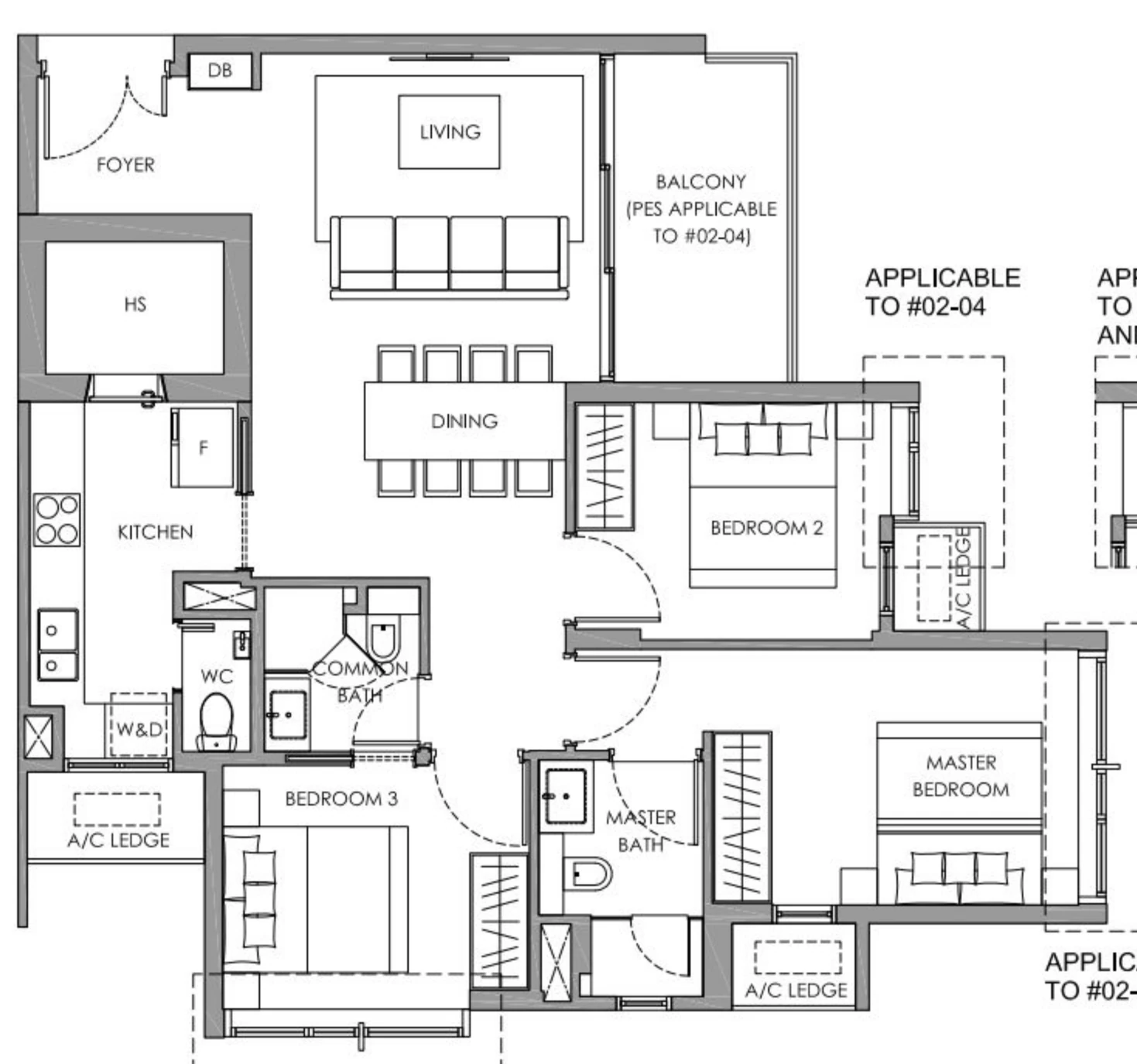 The Hillshore Floor Plan B3