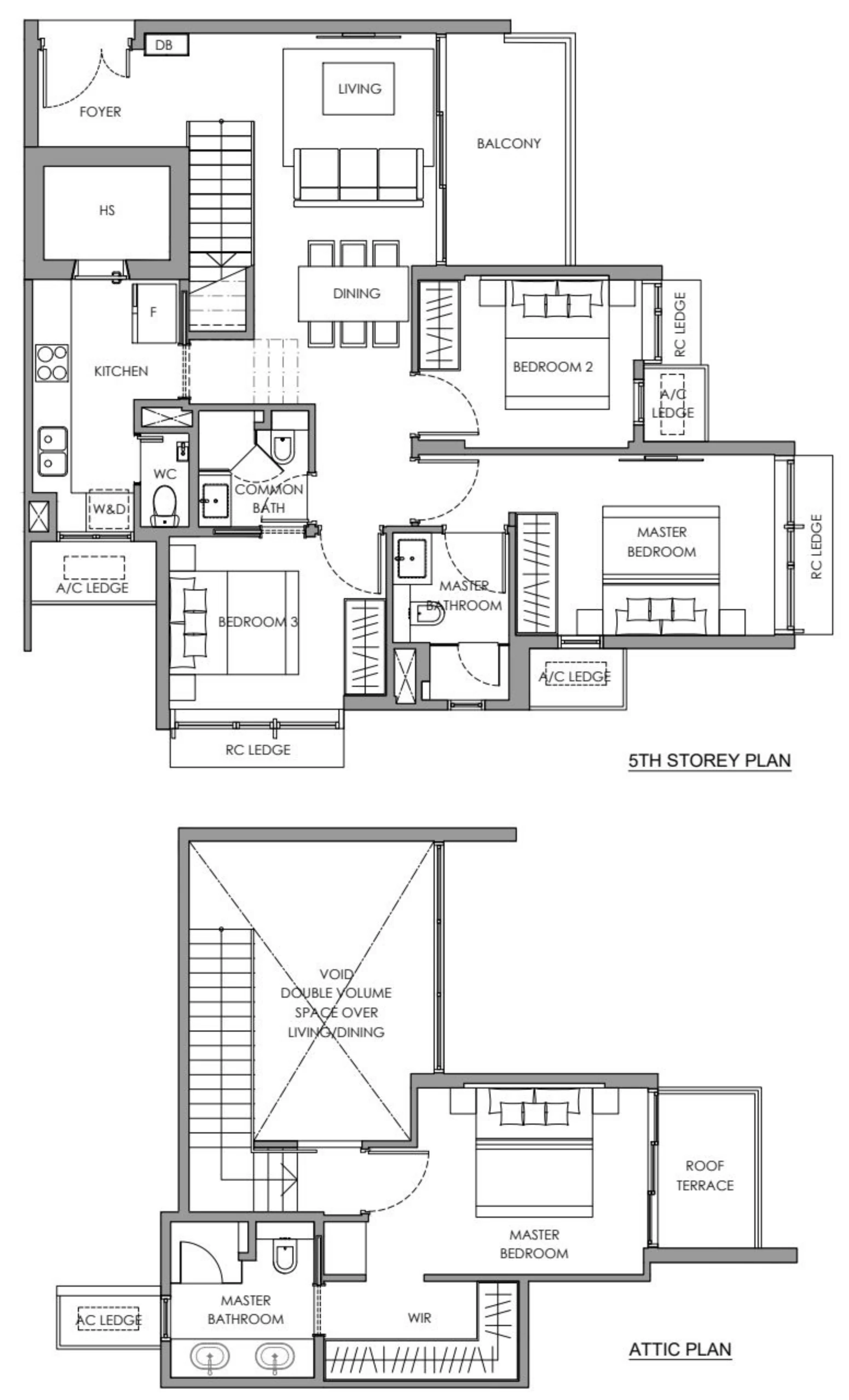 The Hillshore Floor Plan B3PH