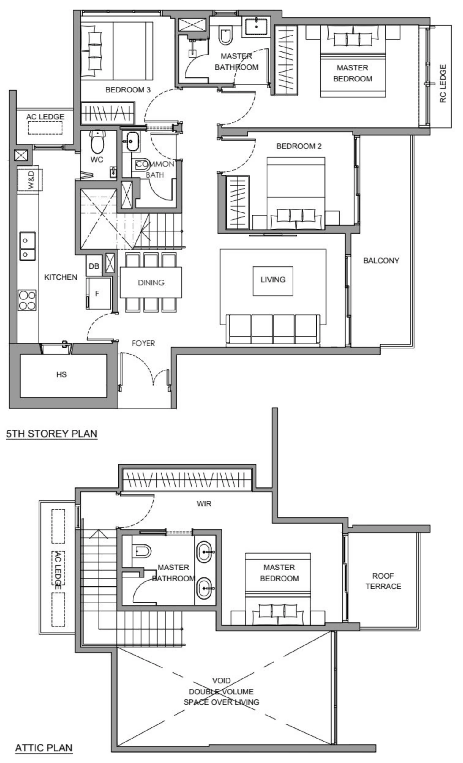 The Hillshore Floor Plan B4PH