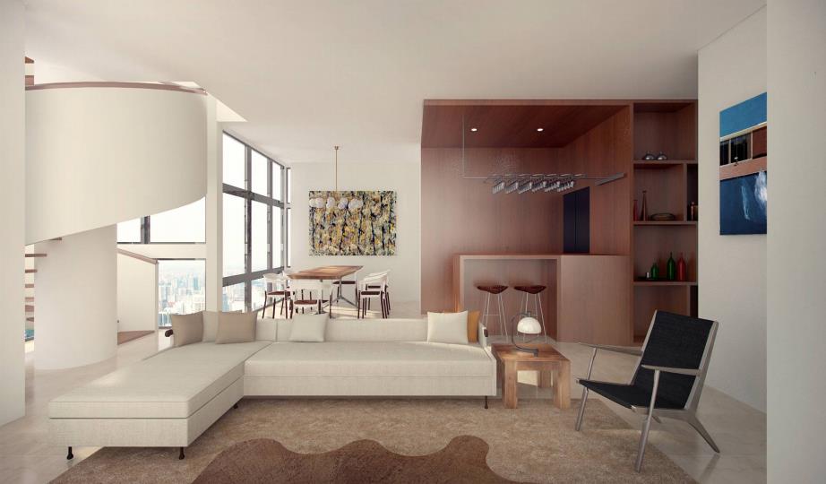 The Montana Showflat Photos - Penthouse Living Room