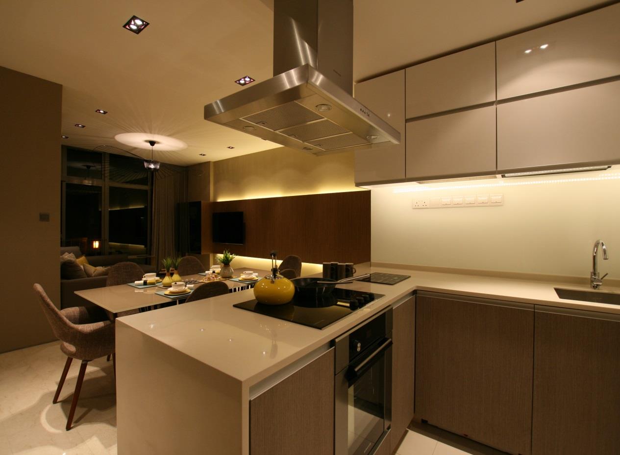 The Montana Showflat Photos - 3+Utility Open Concept Kitchen