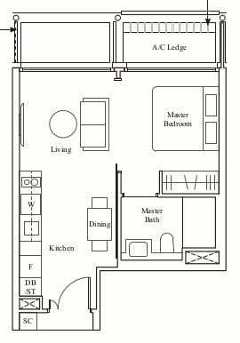 The Reef at King's Dock Floor Plans A1g