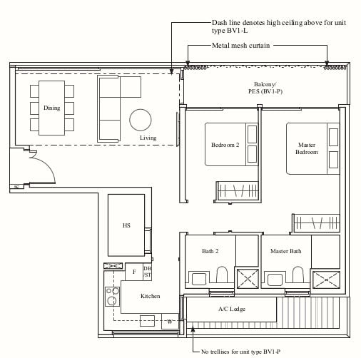 The Reef at King's Dock Floor Plans BV1