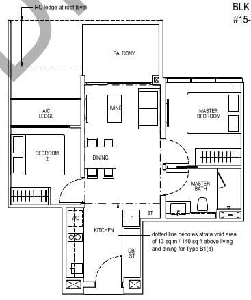 The Tapestry Floor Plan B1