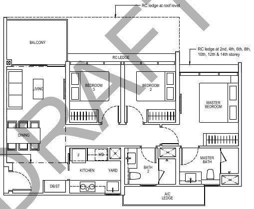 The Tapestry Floor Plan C1