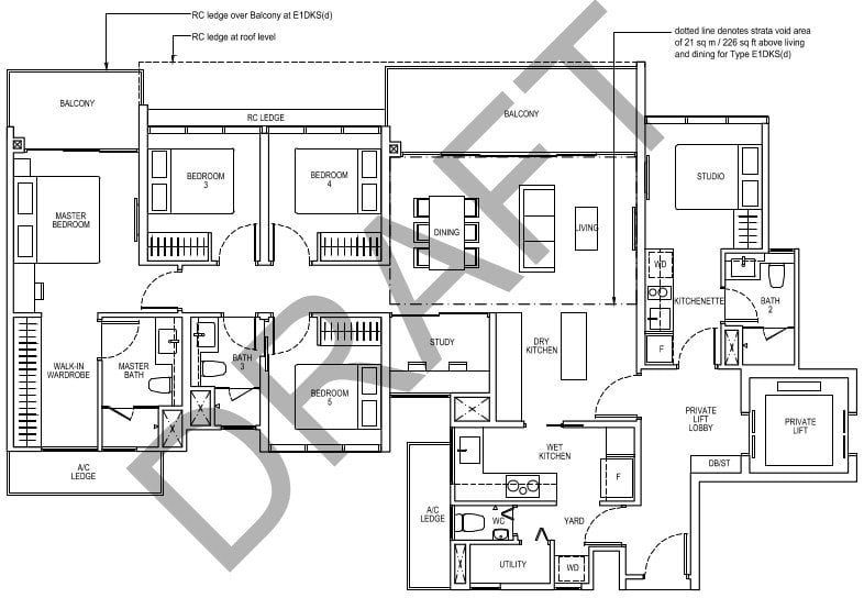 The Tapestry Floor Plan E1dks