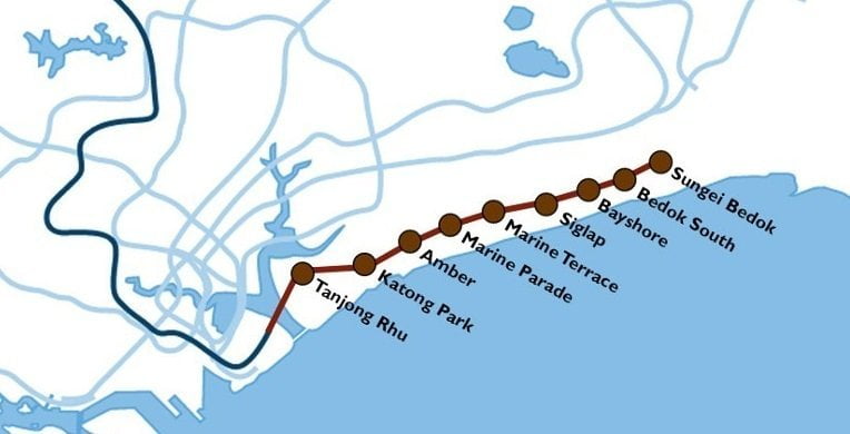 Thomson East Coast Line (TEL) - East Coast Stations