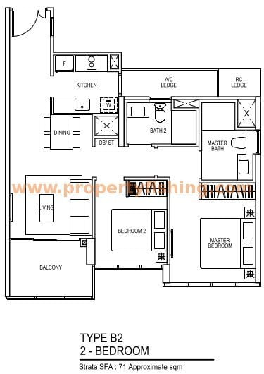 Thomson Impressions Floor Plan B2