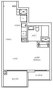 Treasure at Tampines Floor Plan A1