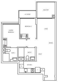 Treasure at Tampines Floor Plan B7S