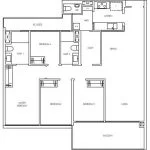 Treasure at Tampines Floor Plan D4P