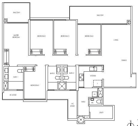Treasure at Tampines Floor Plan E1