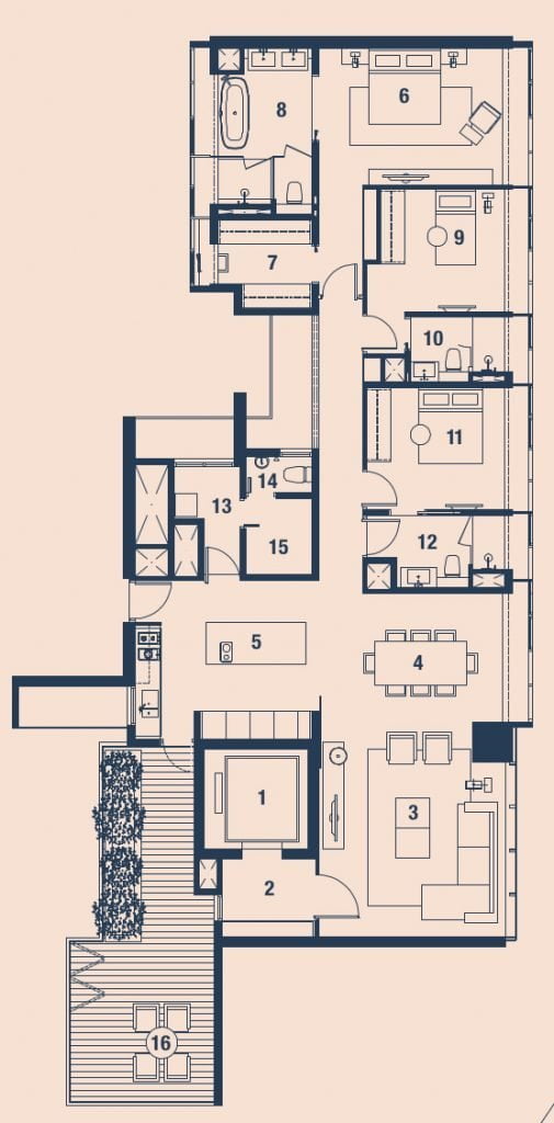 Twenty One Angullia Park Floor Plan B2