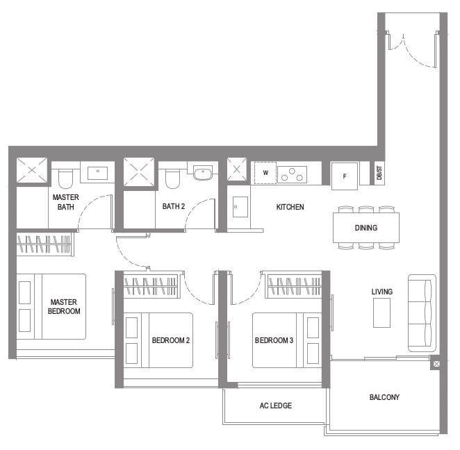 Twin Vew Floor Plan C1