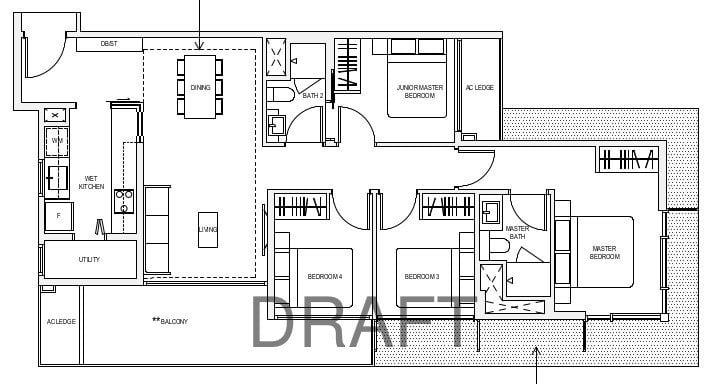 Verandah Residences Floor Plan D1