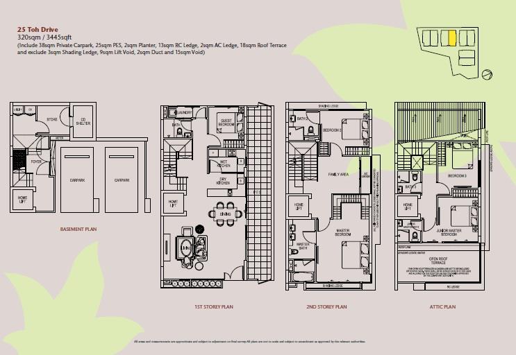 VIctory VIlle Semi D 25 - Floor Plan