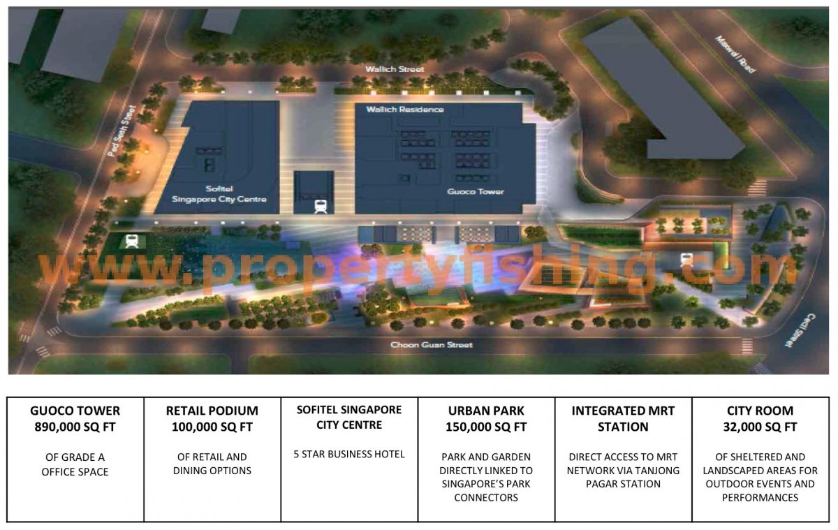 Wallich Residence Site Plan
