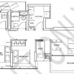 Wilshire Residences Floor Plan B1G